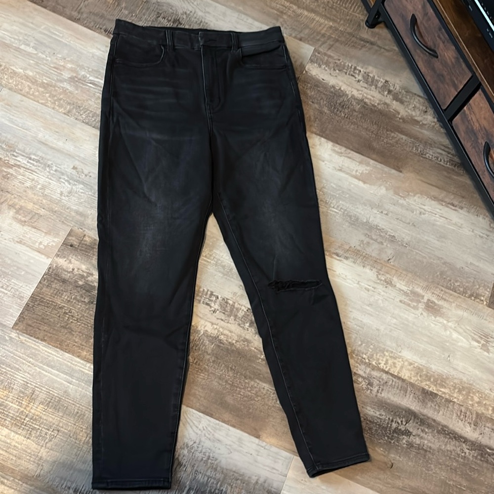 Black AE Curvy Super hi-rise Jeggings